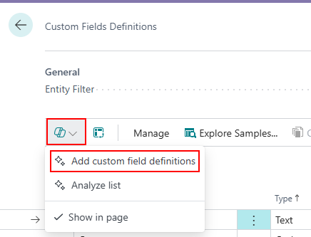 Use Copilot to create a Custom Field - 1